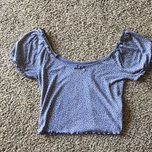 American Eagle Cropped Floral Top
